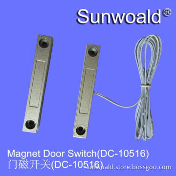 Zinc Alloy Wiring Door Alarm Magnetic reed switch